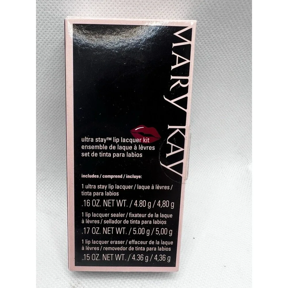 MARY KAY ULTRA STAY LIP LACQUER KIT PLUM - LIMITED EDITION new